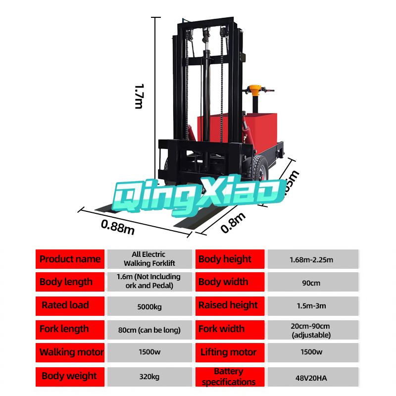 Portable Mini Semi-Electric Fo - Electric Forklift recension och pris