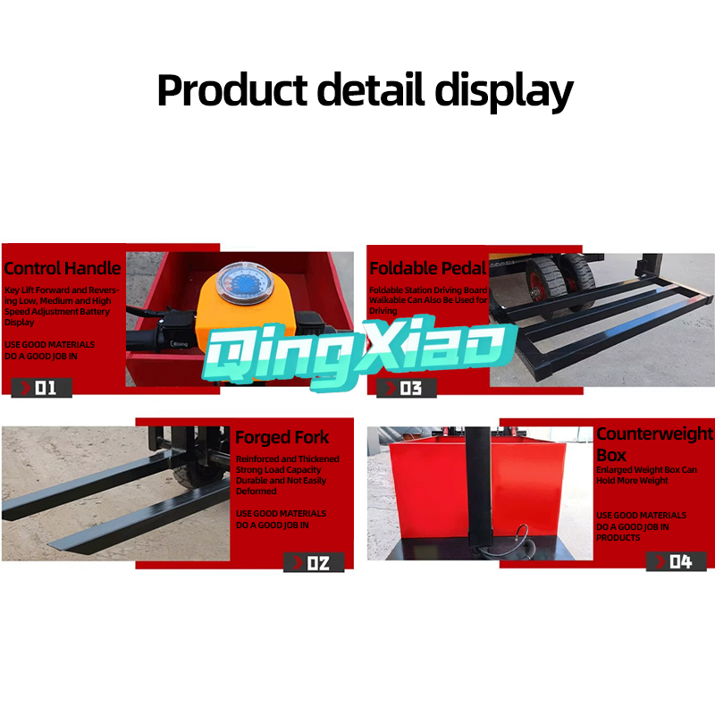 Portable Mini Semi-Electric Fo - Electric Forklift recension och pris