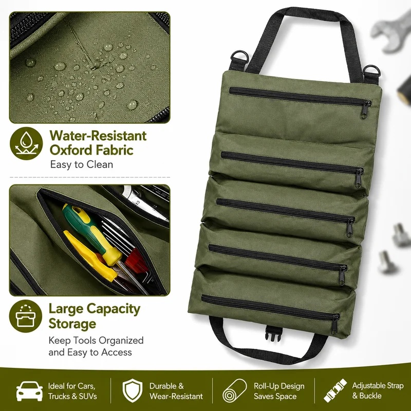Heavy Duty Roll Up Tool Bag, O - Heavy Equipment Repair recension och pris