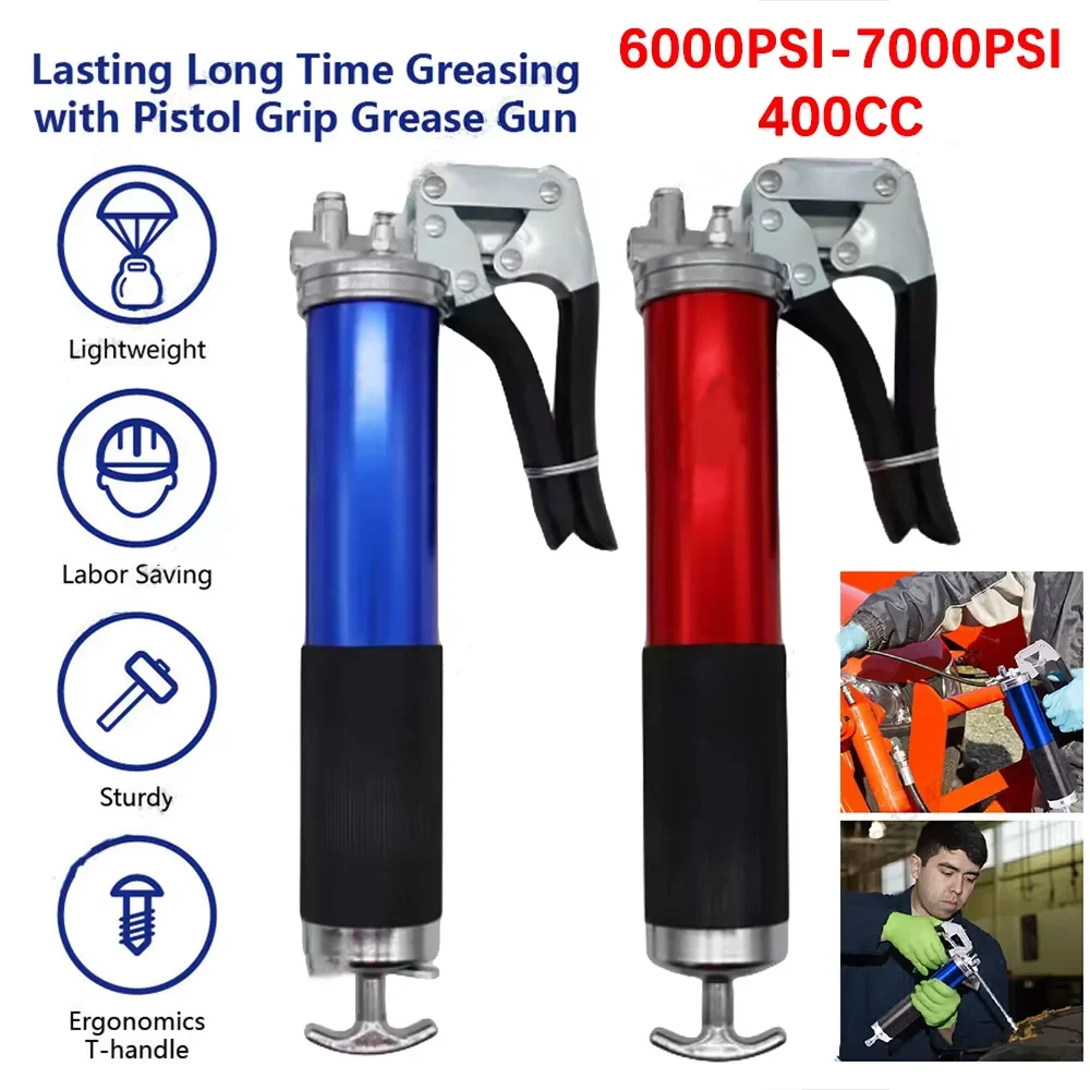 7000PSI Oil Grease Gun Kit Man - Heavy Equipment Repair recension och pris