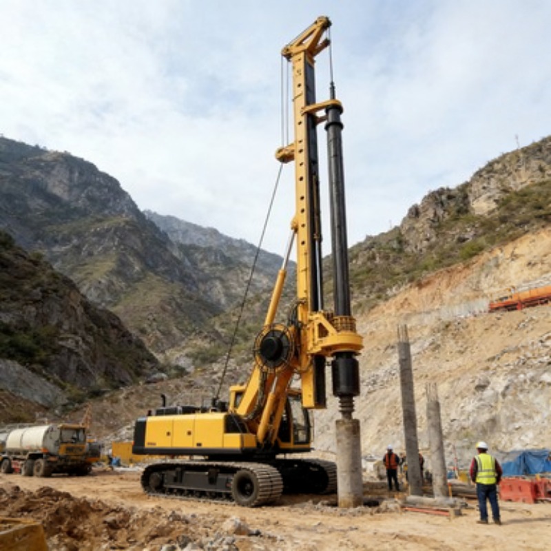 Heavy Duty 240kNm Rotary Drill - Heavy Equipment Drilling Rig recension och pris