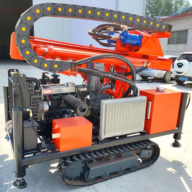 Customized 200m Deep Hole Dril - Heavy Equipment Drilling Rig recension och pris